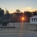 December sunrise at Fort McCoy's Equipment Park