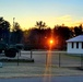 December sunrise at Fort McCoy's Equipment Park