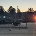 December sunrise at Fort McCoy's Equipment Park
