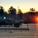 December sunrise at Fort McCoy's Equipment Park
