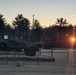 December sunrise at Fort McCoy's Equipment Park
