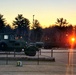 December sunrise at Fort McCoy's Equipment Park