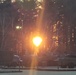 December sunrise at Fort McCoy's Equipment Park