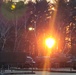 December sunrise at Fort McCoy's Equipment Park