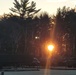December sunrise at Fort McCoy's Equipment Park