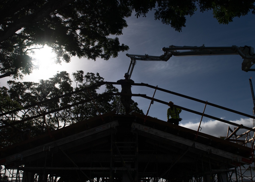 NMCB 3 Builds U.S. Coast Guard Pavilion