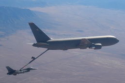 First in AETC; KC-46s refuel F-16 fighters