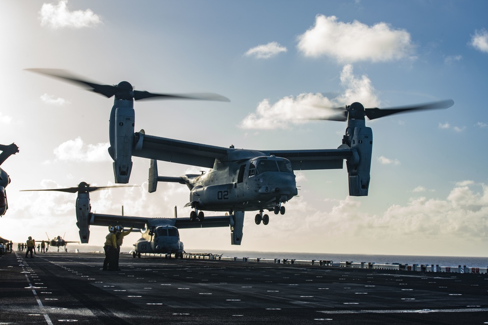 15th MEU Marines with Weapons Company, BLT 1/4 conduct TRAP readiness rehearsals