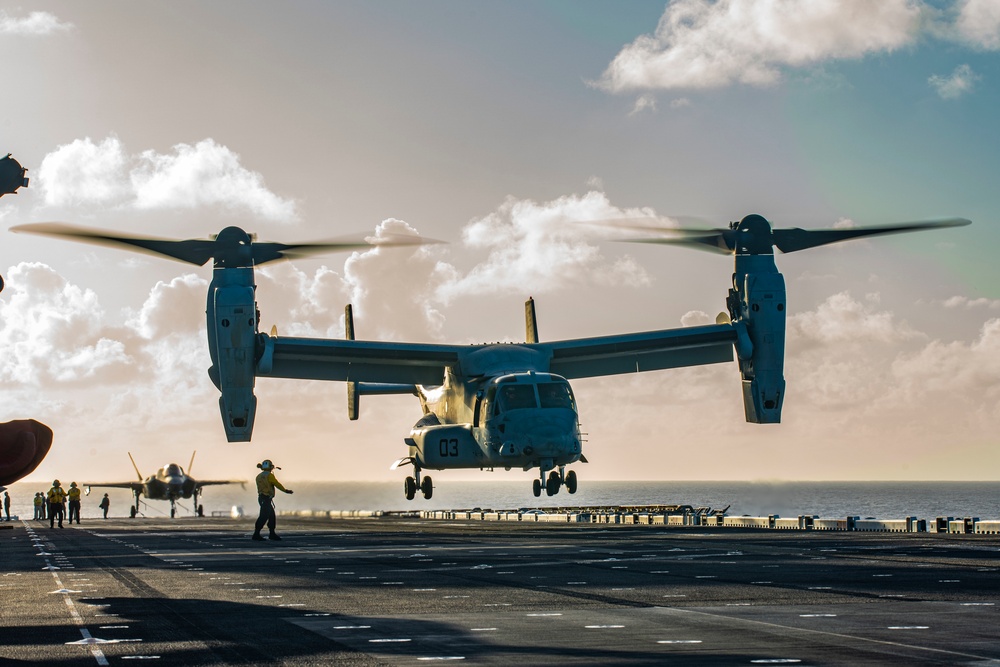 15th MEU Marines with Weapons Company, BLT 1/4 conduct TRAP readiness rehearsals