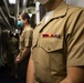 15th MEU Marines stand in NCO promotion panel