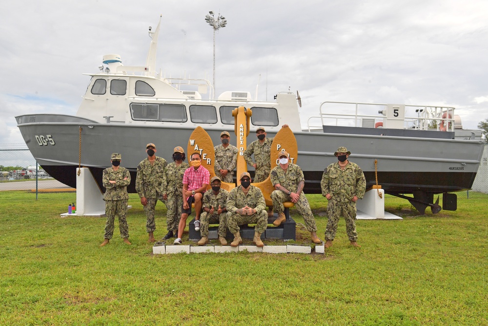 Diego Garcia Port Ops and Reenlistment Ceremony 11 Dec. 2020