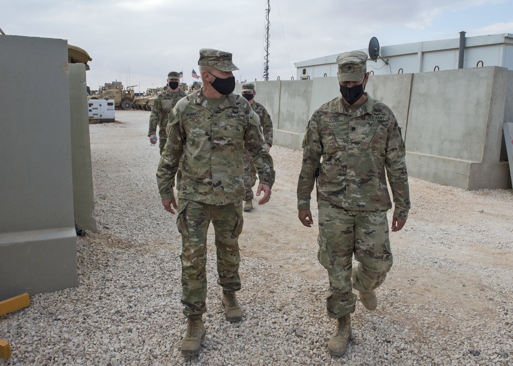 Soldiers of Alpha Company, 1-35th AR, Receive Combat Patch