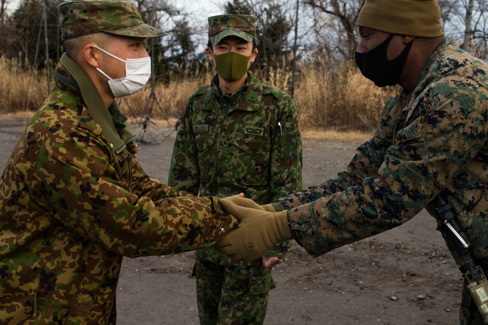 3/8 and JGSDF work together to command and control the troops of exercise Forest Light 21