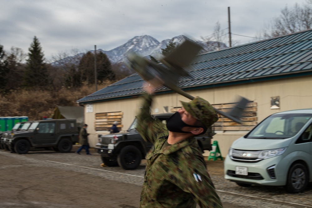 3/8 and JGSDF work together to command and control the troops of exercise Forest Light 21