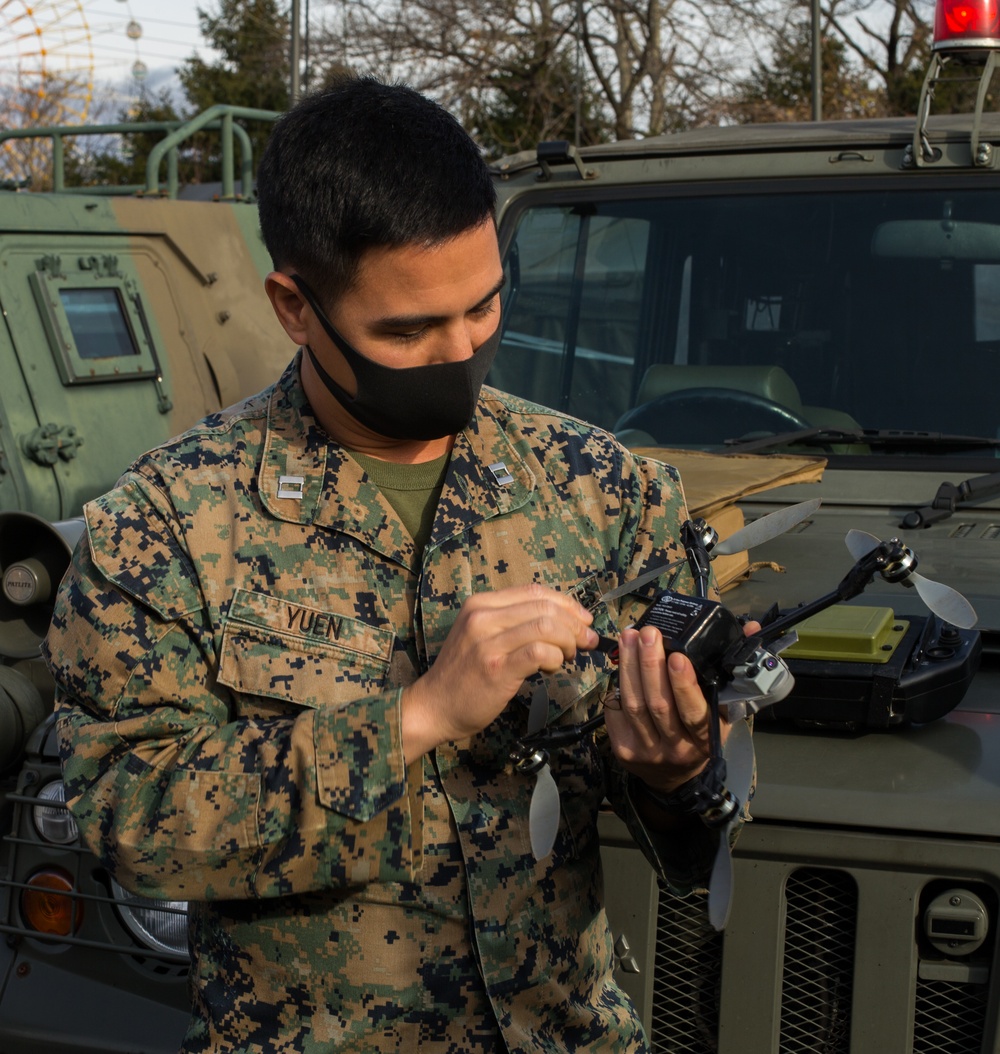 3/8 and JGSDF work together to command and control the troops of exercise Forest Light 21