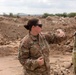 Soldiers from 760th EVCC construct an ECP in East Africa