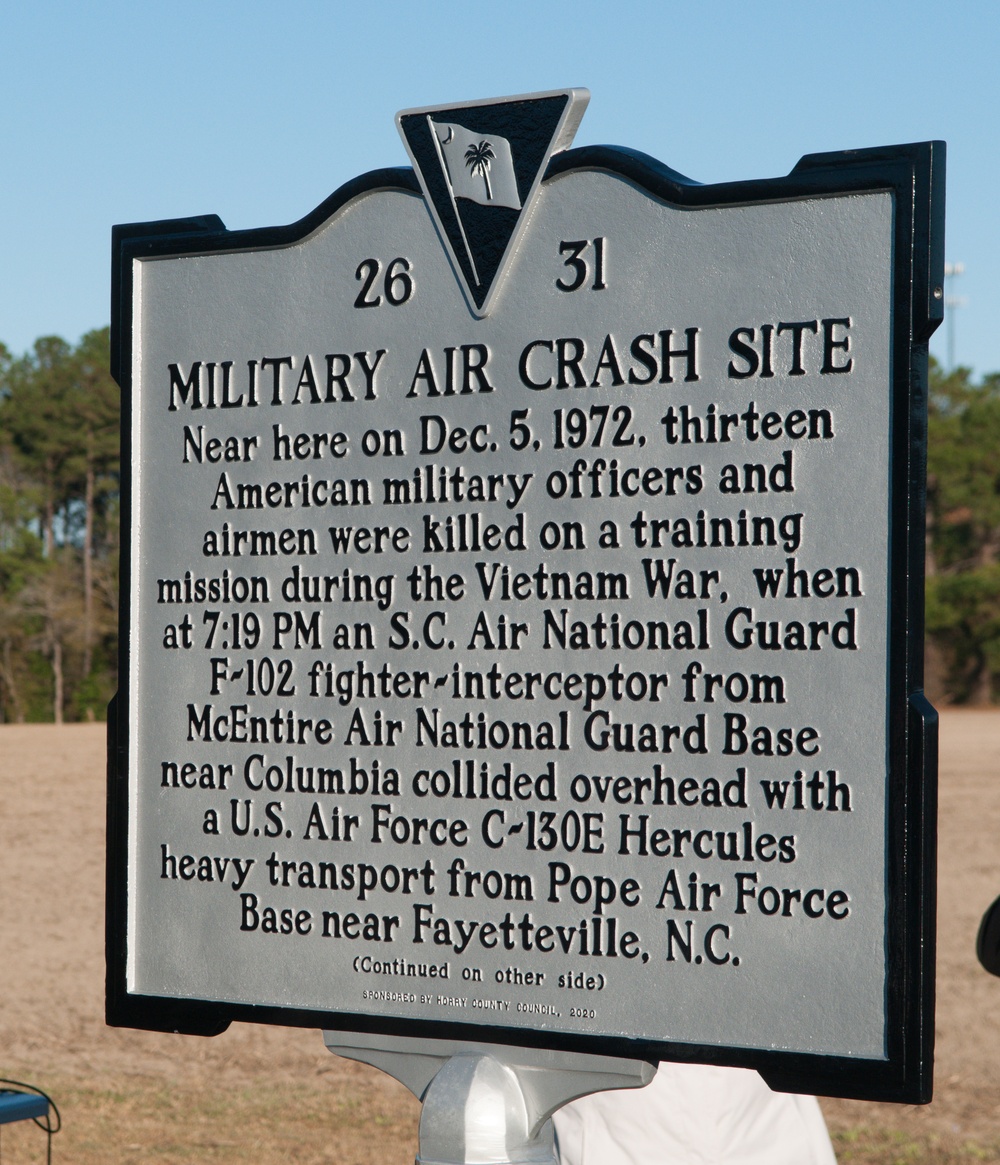 Thirteen Airmen Remembered 48 Years after Fatal Training Collision