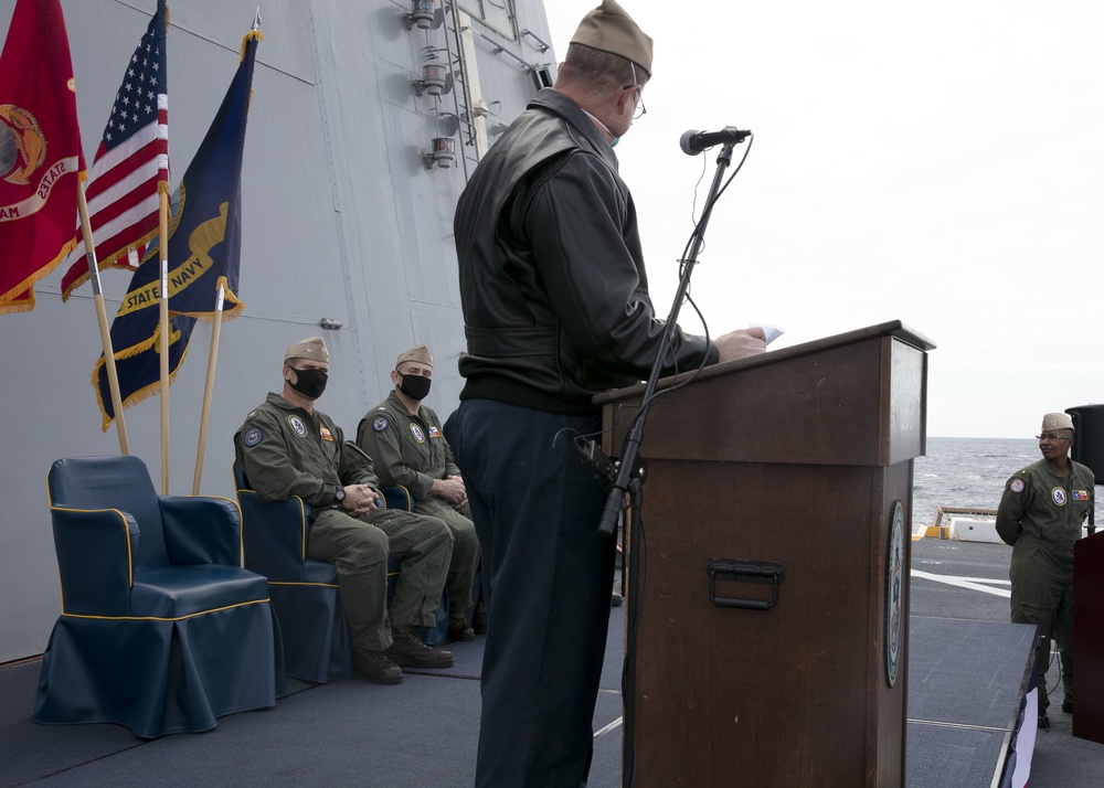 USS San Antonio Change of Command Ceremony