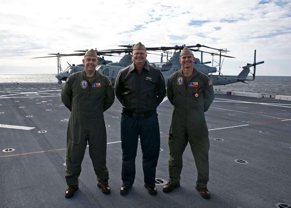 USS San Antonio Change of Command Ceremony