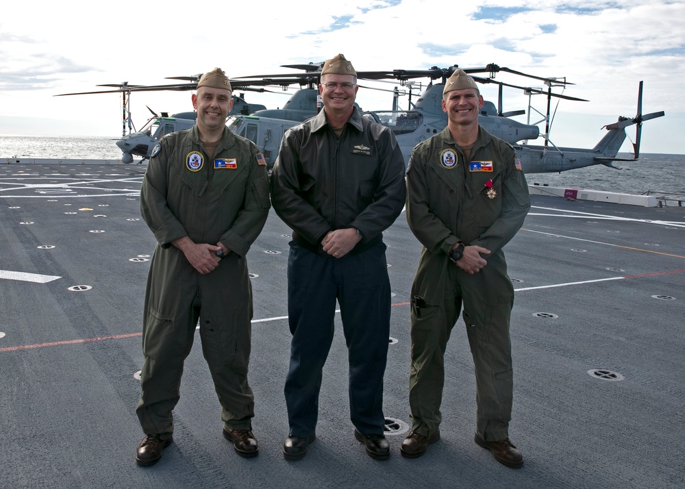 USS San Antonio Change of Command Ceremony