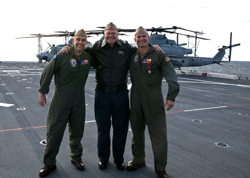 USS SAn Antonio Change of Command Ceremony