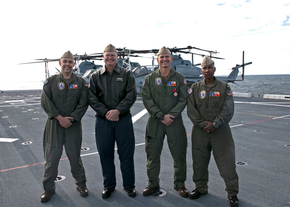 USS San Antonio Change of Command Ceremony