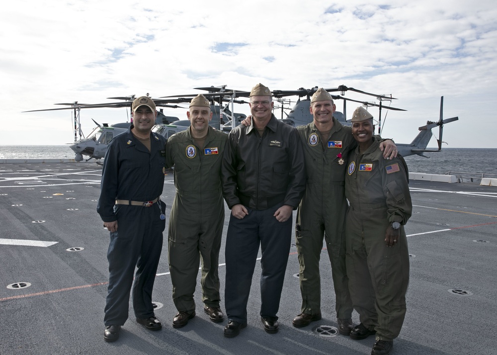 USS SAn Antonio Change of Command Ceremony