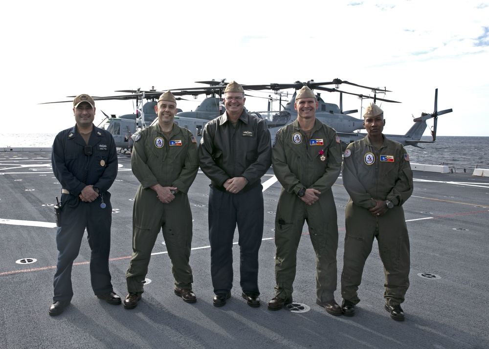 USS SAn Antonio Change of Command Ceremony