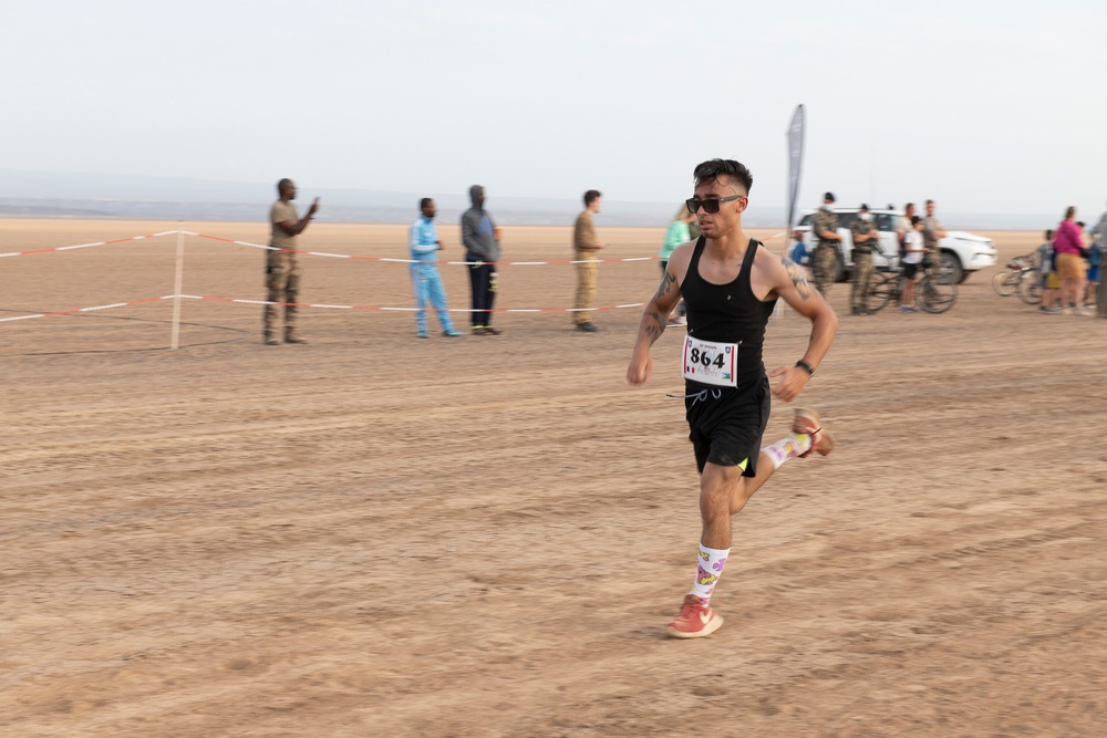 Service Members from Camp Lemonnier Run Grand Bara Race