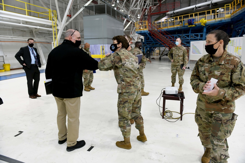 Gen. Jackie Van Ovost, AMC CC visit