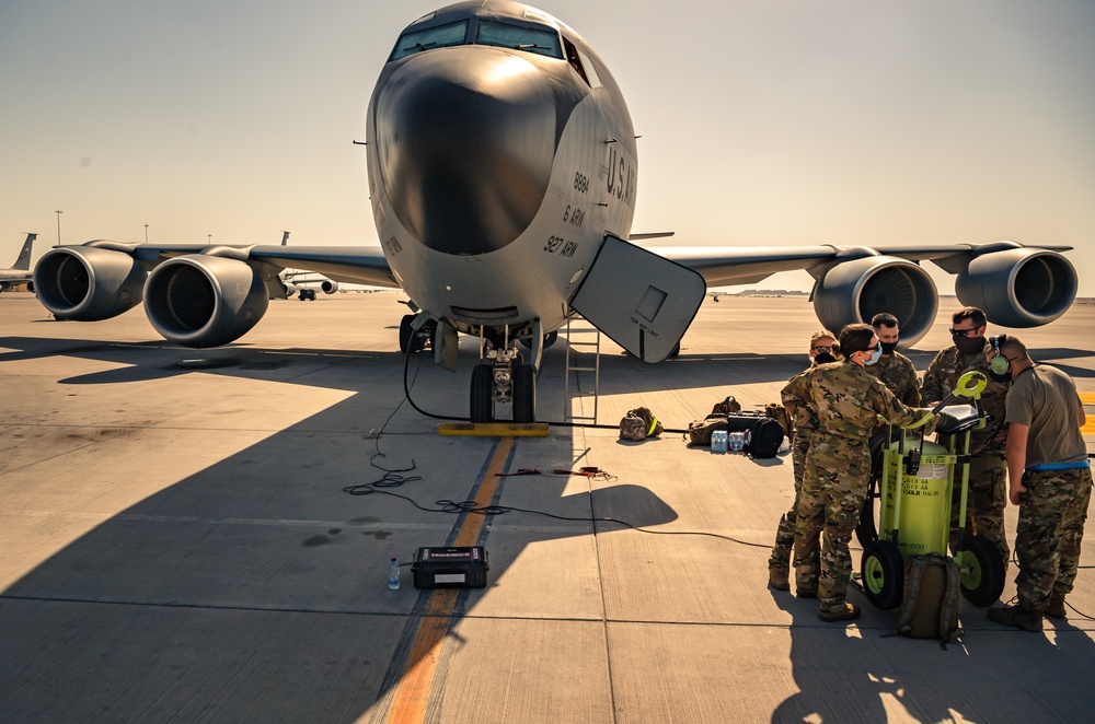 340th EARS fuels Bomber Task Force mission