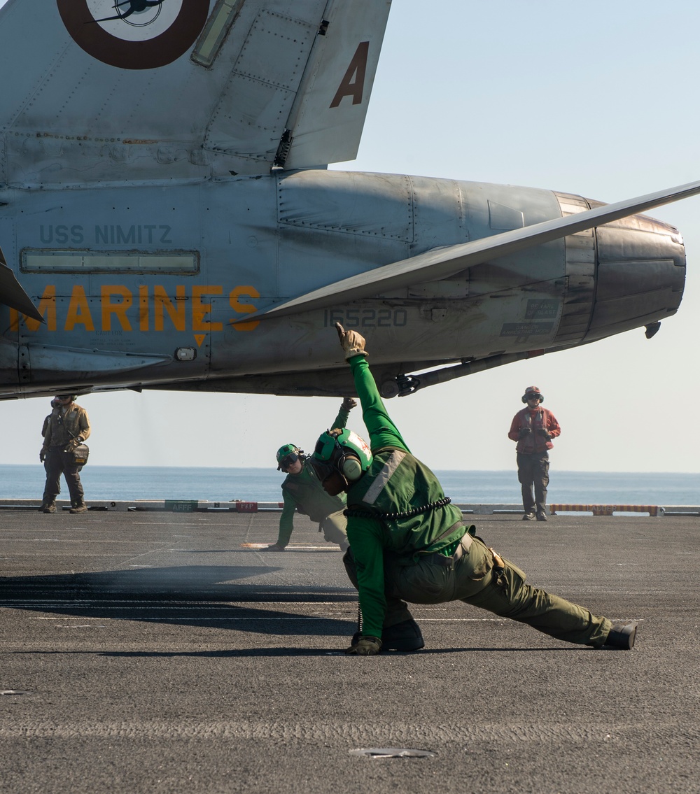 USS Nimitz Conducts Flight Operations