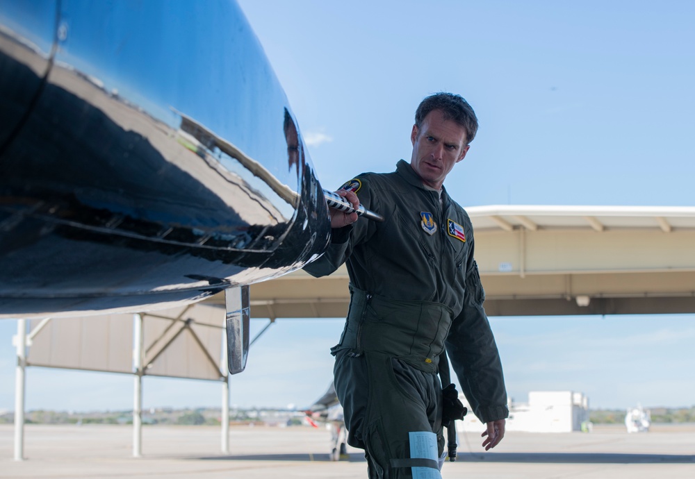 Joint Base San Antonio-Randolph T-38 Talon aircraft test flight