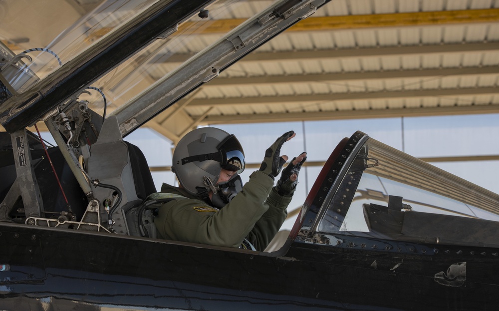 Joint Base San Antonio-Randolph T-38 Talon aircraft test flight