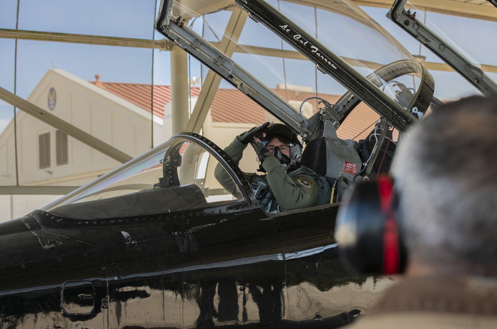 Joint Base San Antonio-Randolph T-38 Talon aircraft test flight