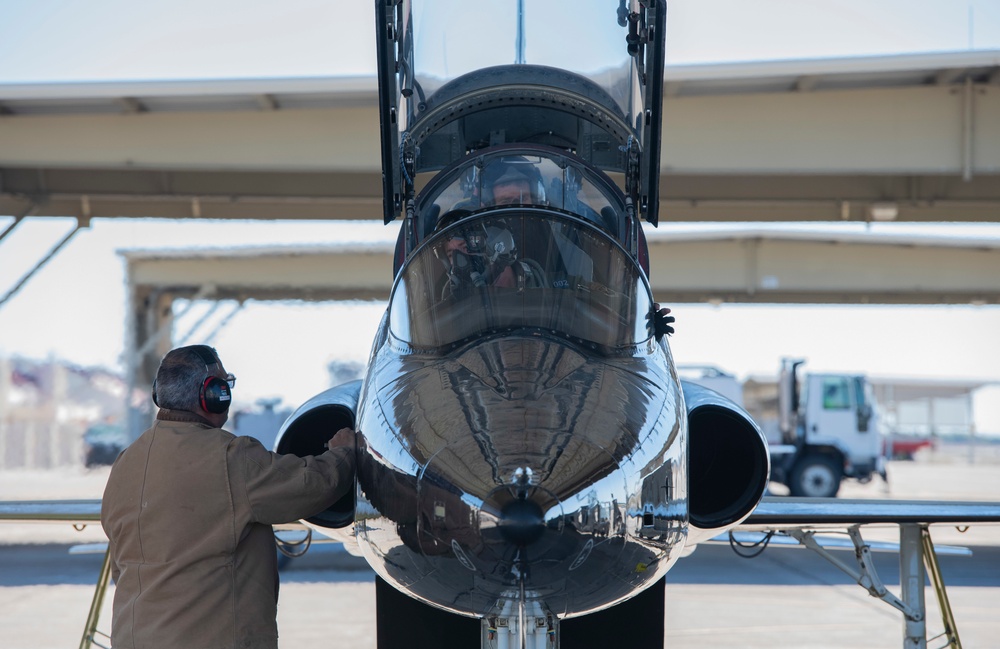 Joint Base San Antonio-Randolph T-38 Talon aircraft test flight