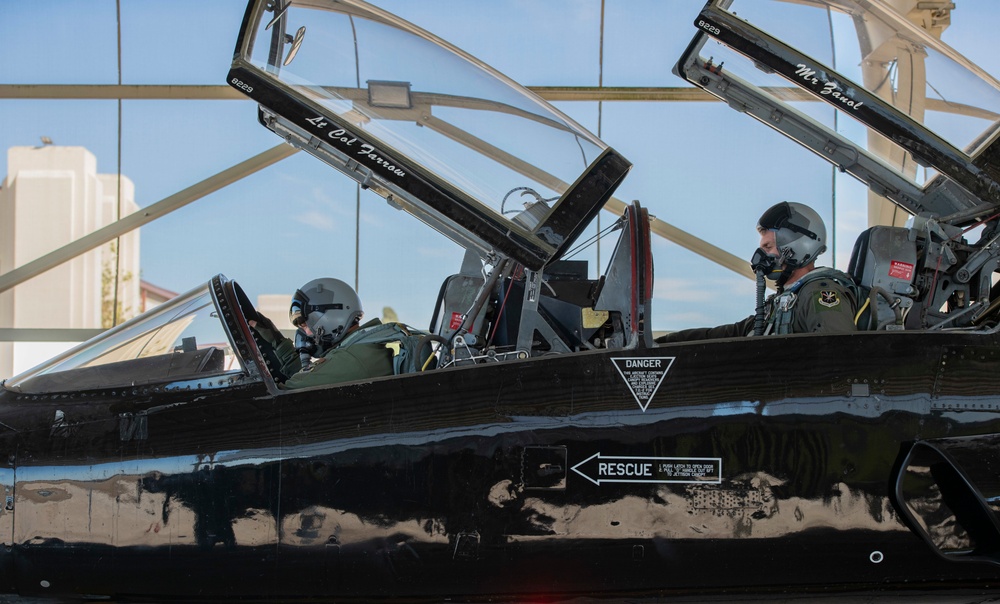 Joint Base San Antonio-Randolph T-38 Talon aircraft test flight