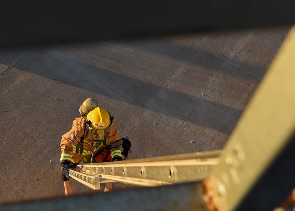 DOD fire academy trains vertical ventilation