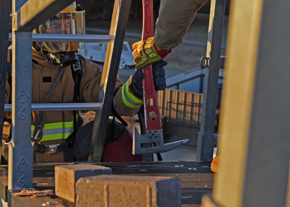 DOD fire academy trains vertical ventilation