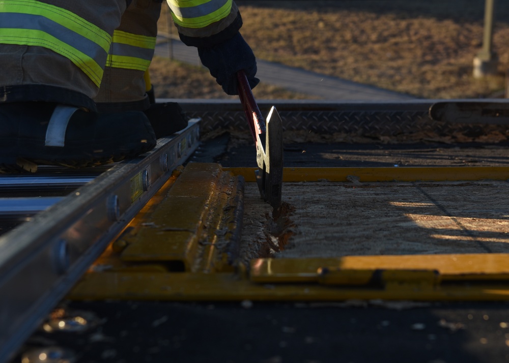 DOD fire academy trains vertical ventilation