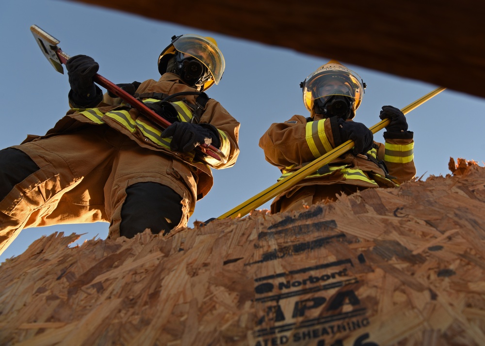 DOD fire academy trains vertical ventilation