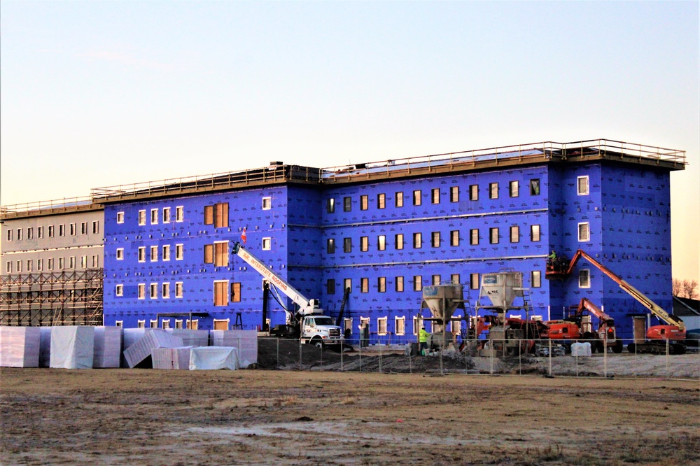 Transient Training Barracks Construction at Fort McCoy