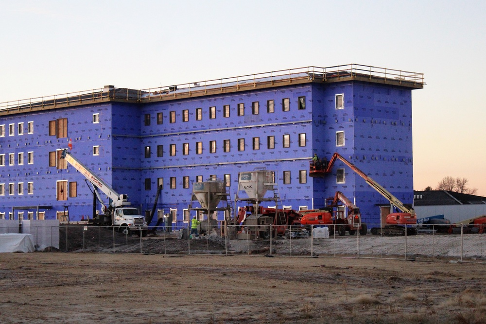 Transient Training Barracks Construction at Fort McCoy