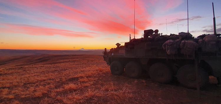 2nd Stryker Brigade Combat Team, 2nd Infantry Division, at Yakima Training Center