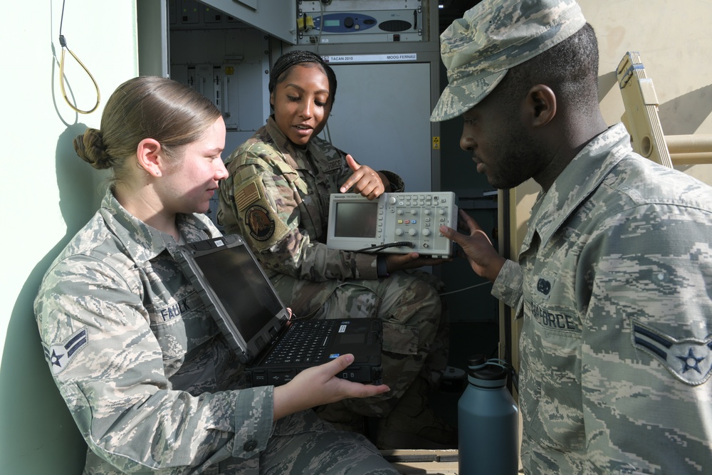 New Airmen get hands-on experience at 53rd ATCS Airfield Learning Center Training Capstone