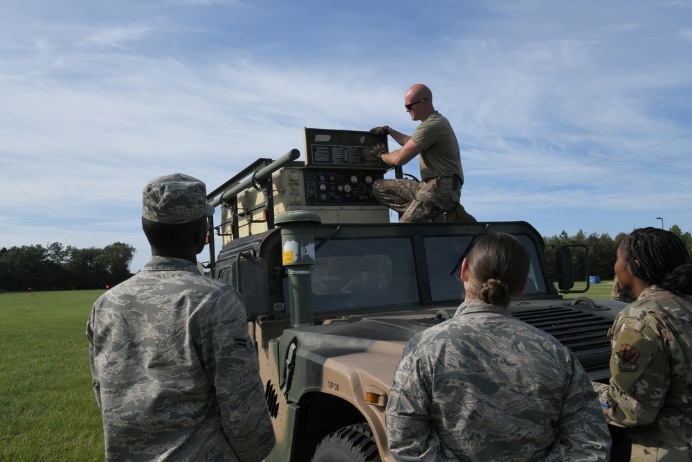 New Airmen get hands-on experience at 53rd ATCS Airfield Learning Center Training Capstone