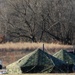 CWOC Class 21-01 students set up Arctic tents during field training at Fort McCoy