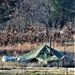 CWOC Class 21-01 students set up Arctic tents during field training at Fort McCoy