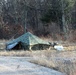 CWOC Class 21-01 students set up Arctic tents during field training at Fort McCoy