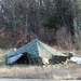 CWOC Class 21-01 students set up Arctic tents during field training at Fort McCoy